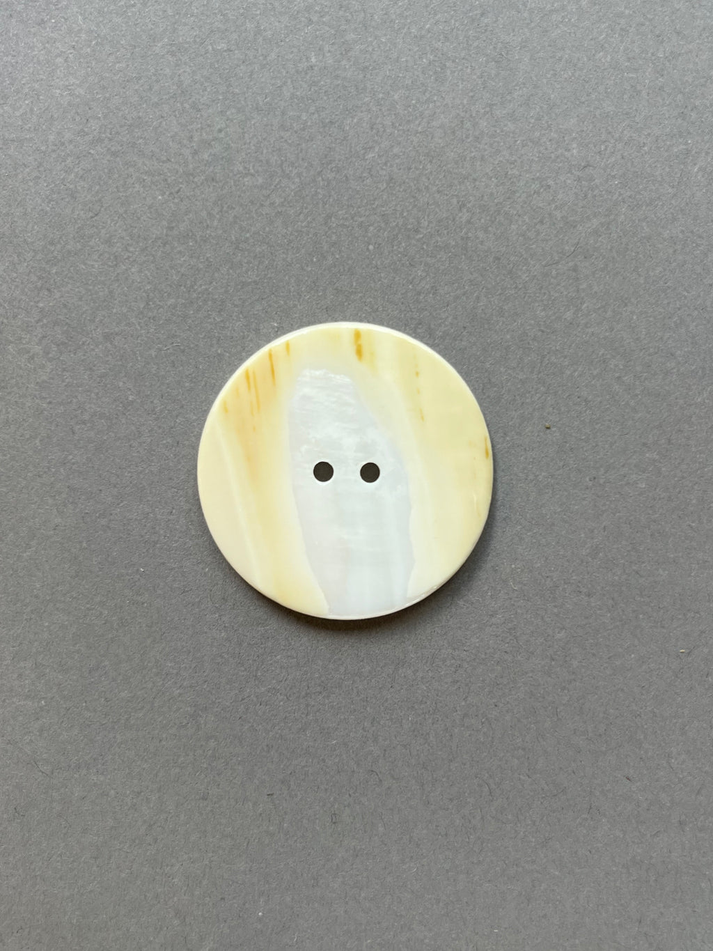 Reverse side natural river shell button SP Haberdashery Auckland NZ