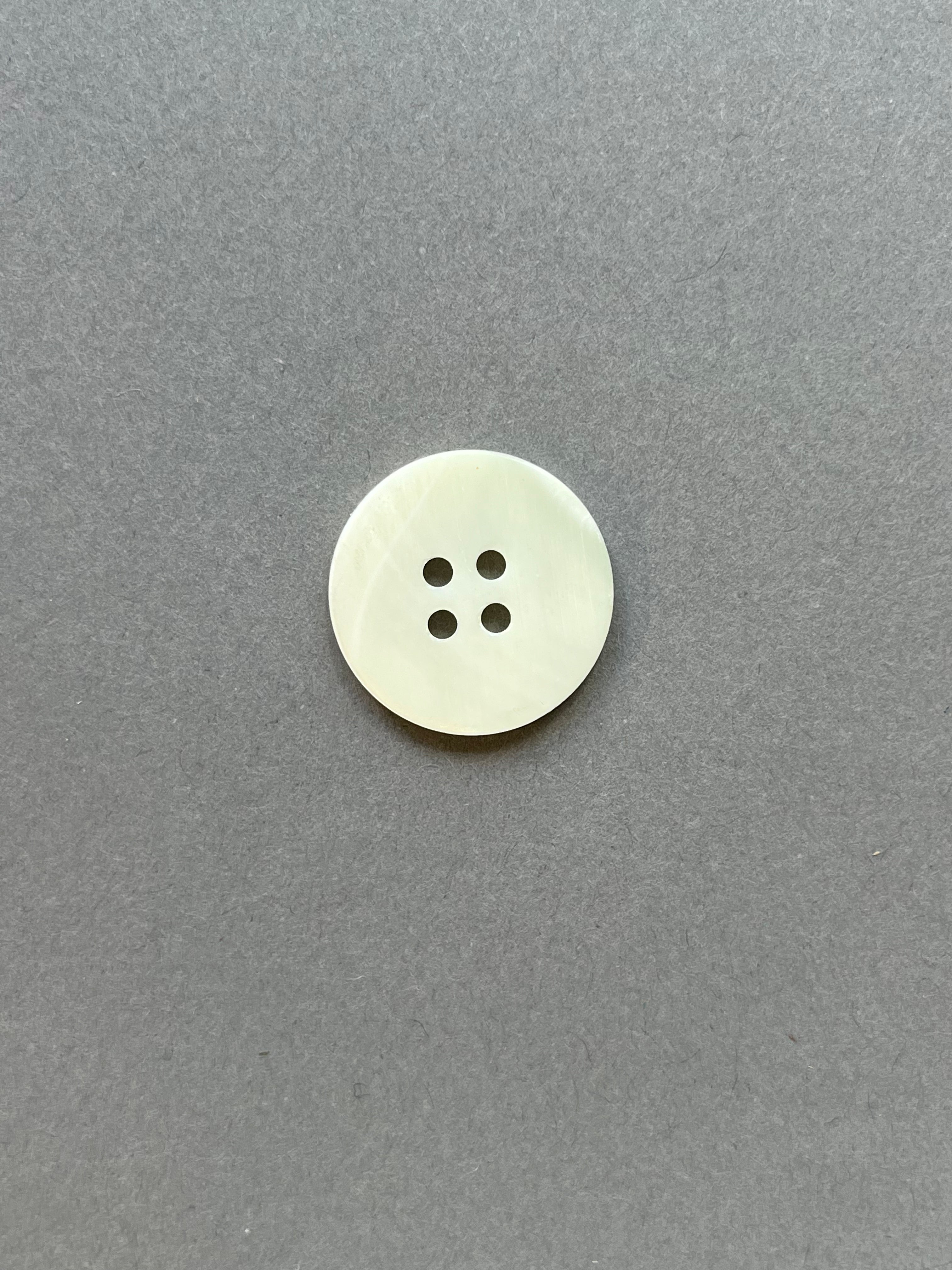 Reverse side trochus natural shell button SP Haberdashery Auckland NZ
