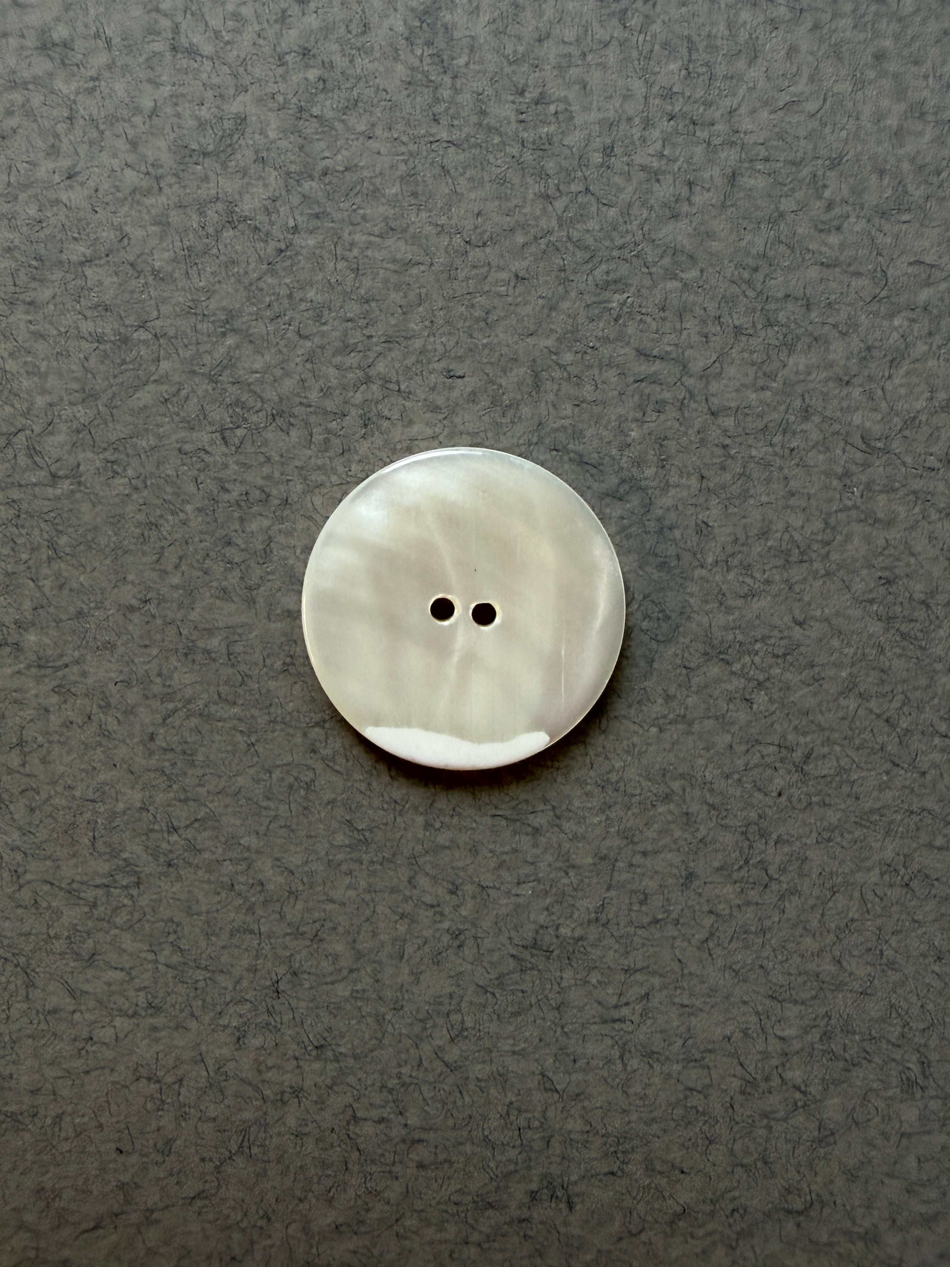Reverse side trochus shell wide rim button SP Haberdashery Auckland NZ