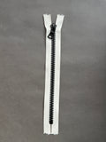Riri  closed end  nylon Zip cream black 19cm SP Haberdashery Auckland NZ