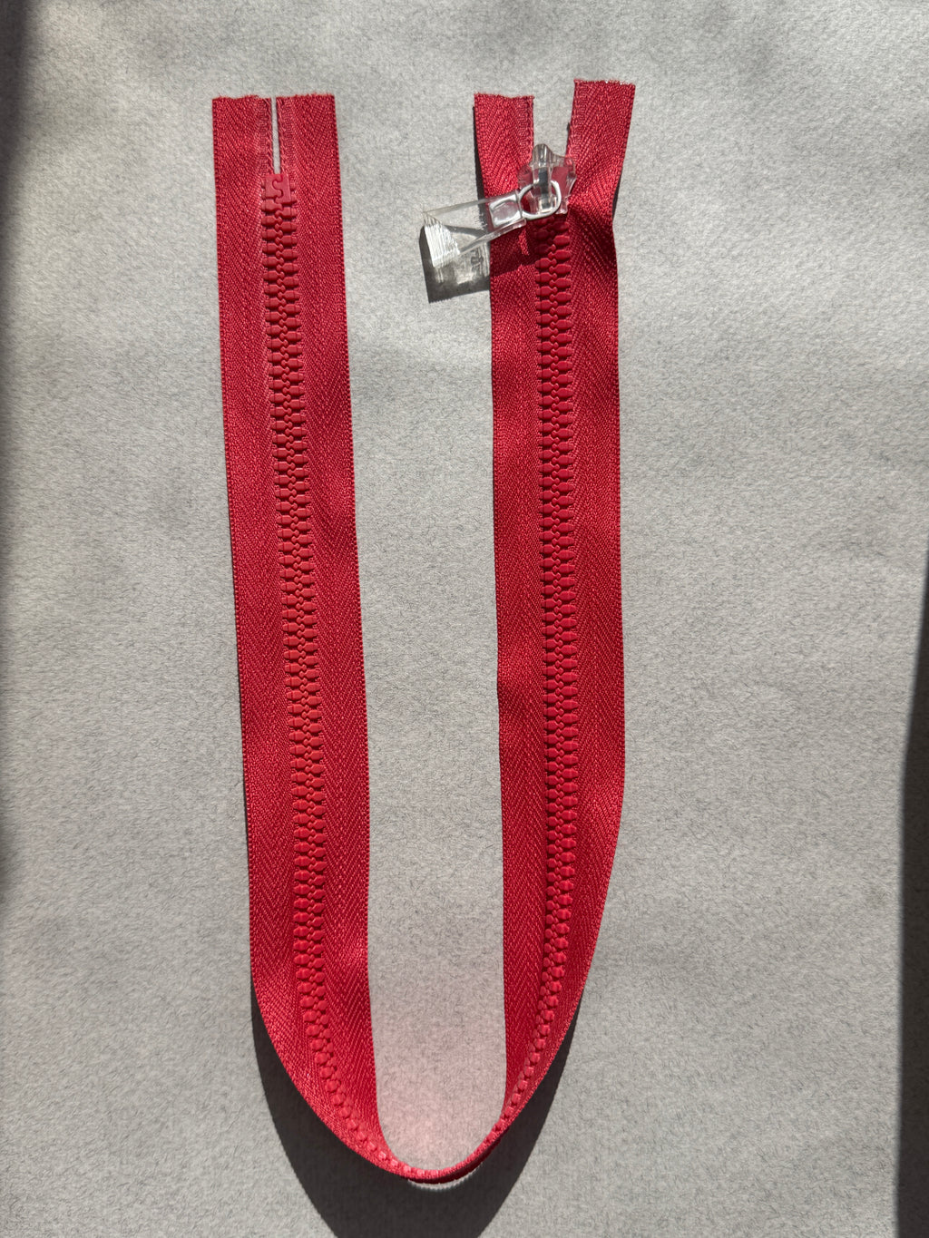 Riri  Closed End Red nylon zip 50cm SP Haberdashery Auckland NZ