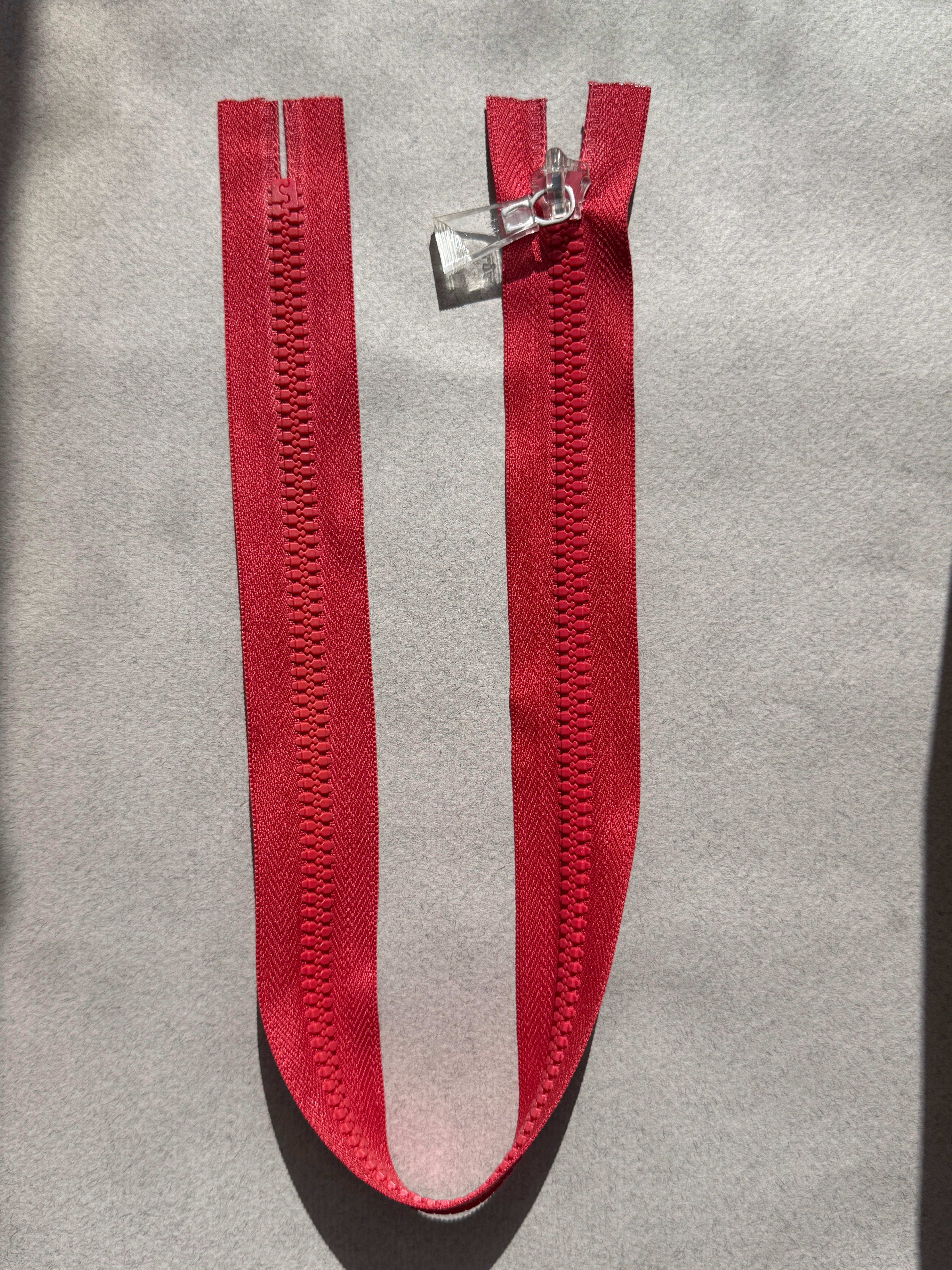 Riri  Closed End Red nylon zip 50cm SP Haberdashery Auckland NZ