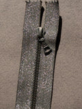 Riri Open end silver zip  37cm SP Haberdashery Auckland NZ
