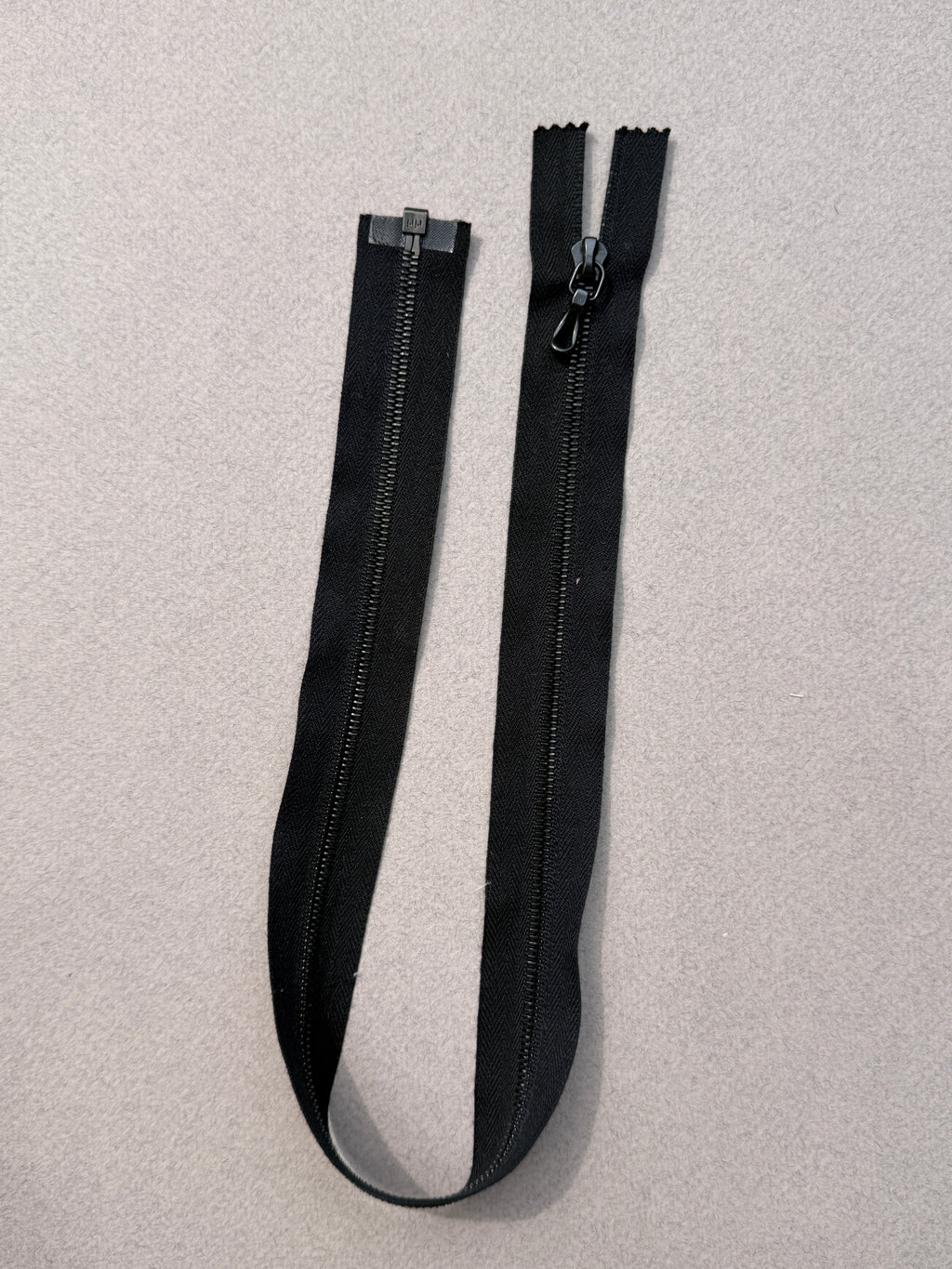 Riri open end metal black zip 35cm SP Haberdashery Auckland NZ