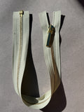 Riri open end metal gold zip  38cm long puller  SP Haberdashery  Auckland NZ