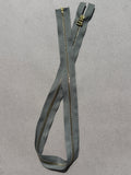 Riri open end metal grey gold zip 65cm SP Haberdashery Auckland NZ