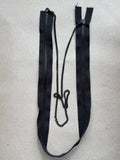 Riri open end two way black  metal zip with chain  60cm SP Haberdashery Auckland NZ
