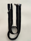 Riri open end two way metal zip  antique brass 55cm SP Haberdashery Auckland NZ