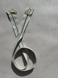 Riri two way metal zip white gold  75cm SP Haberdashery Auckland NZ