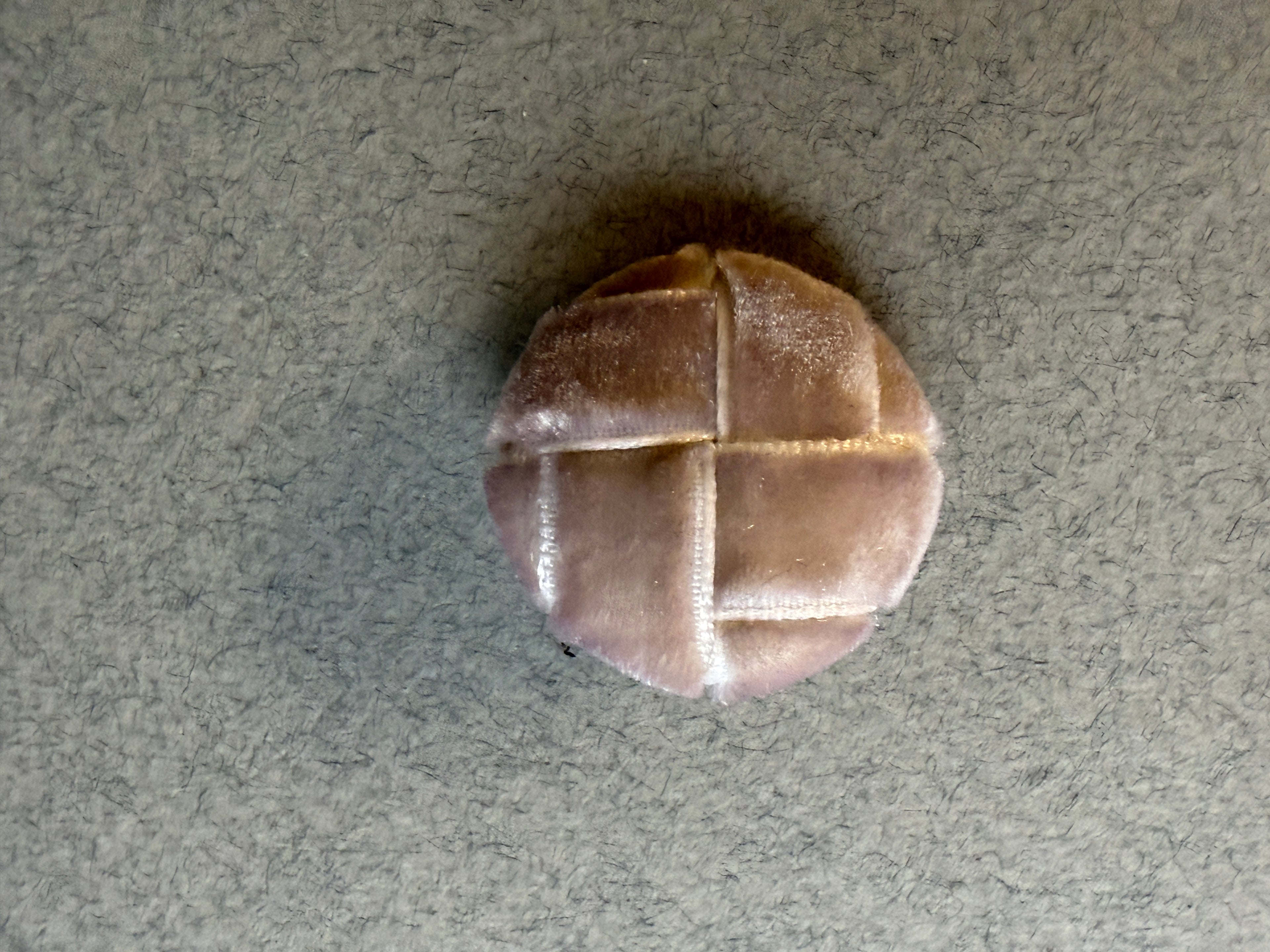 Rose velvet  pasementerie shank button 25mm  SP Haberdashery Auckland NZ