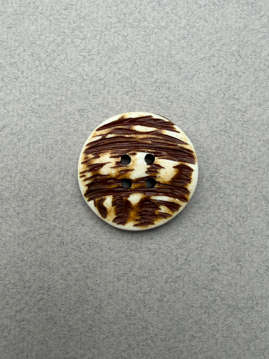 Rough cast resin button SP Haberdashery Auckland NZ