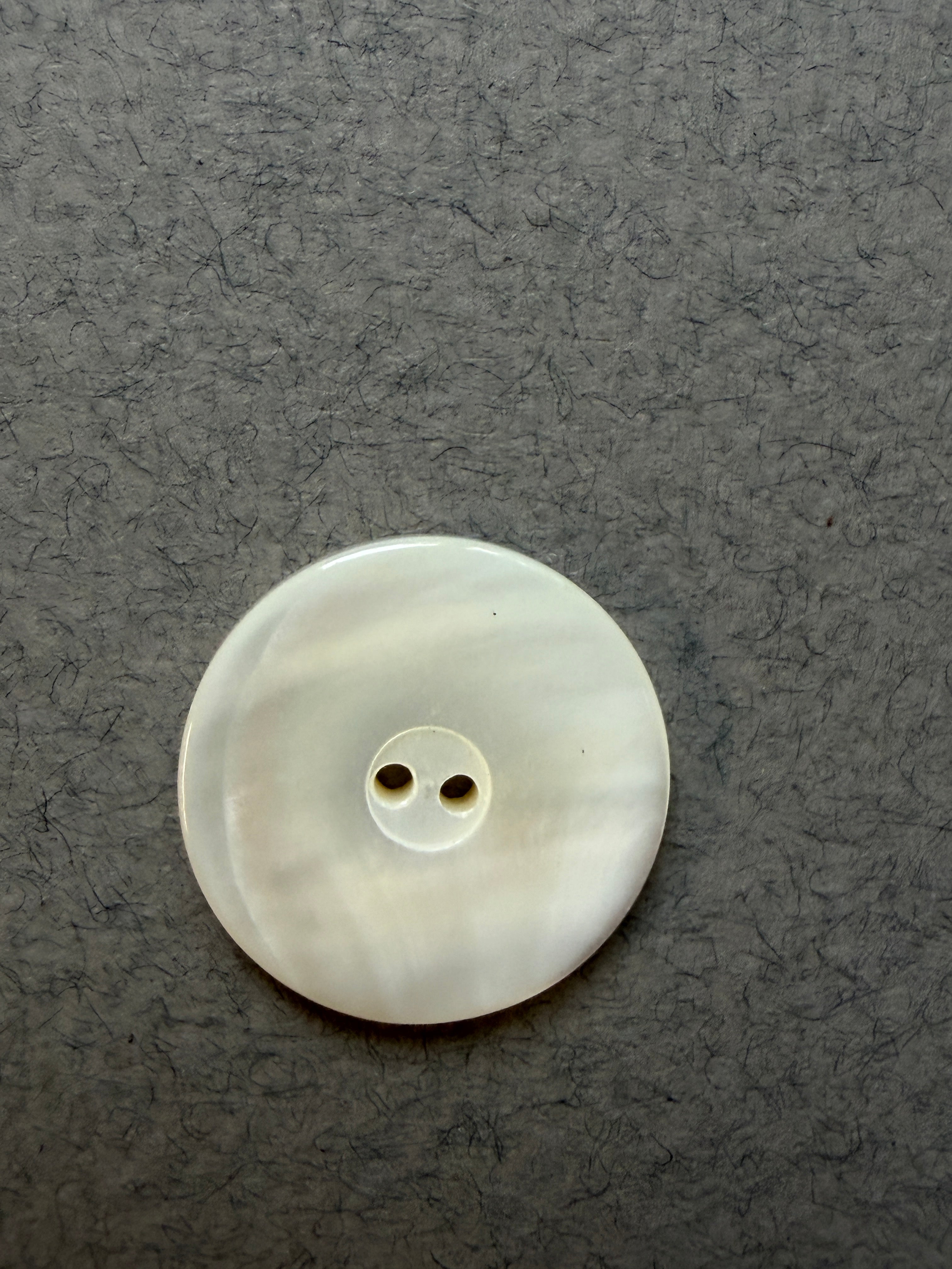 Trochus shell wide rim button SP Haberdashery Auckland NZ