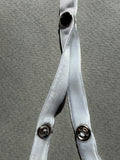 White velvet snap tape  8mm SP Haberdashery Auckland NZ