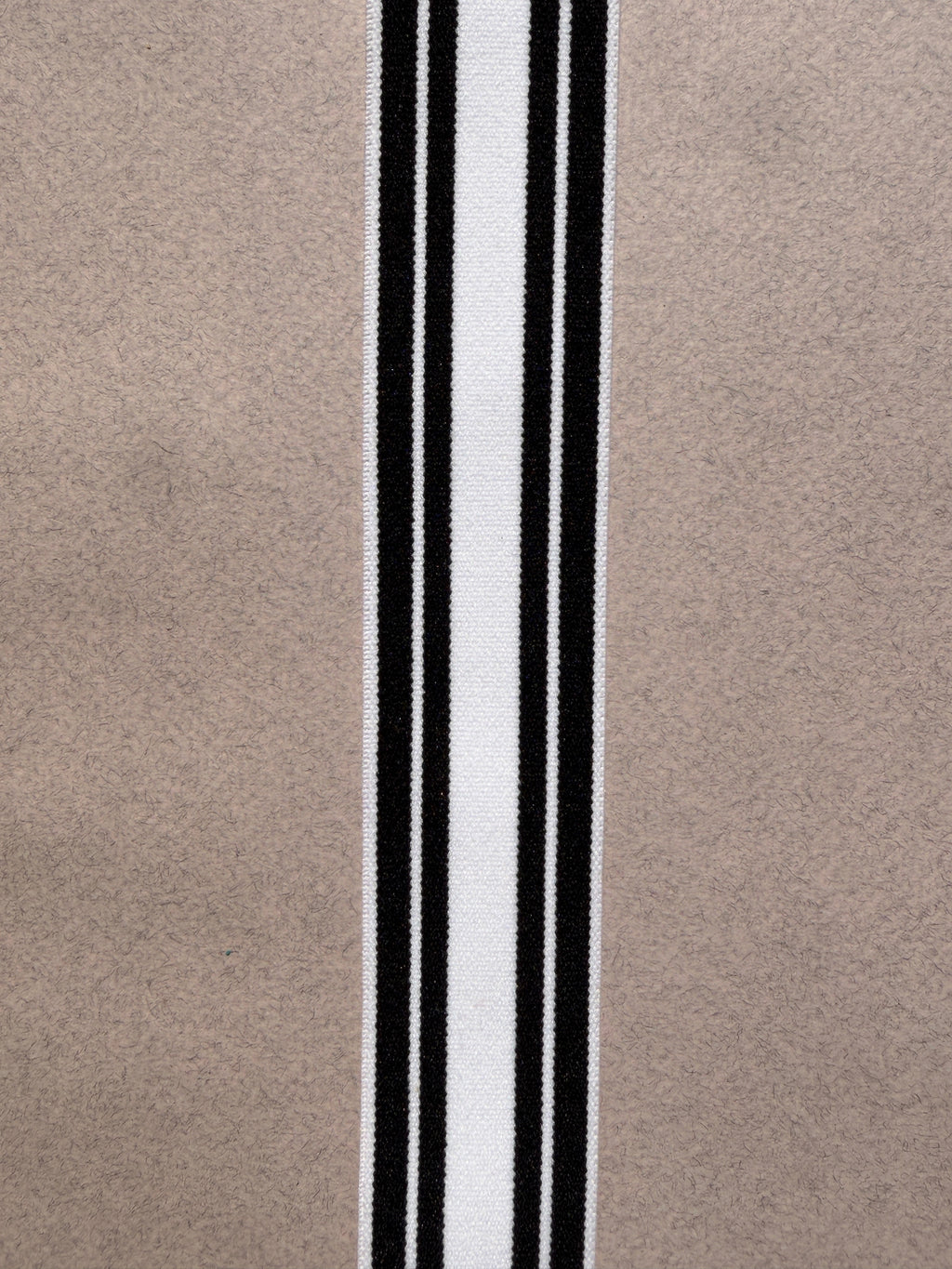 White and black striped elastic 38mm SP Haberdashery Auckland NZ