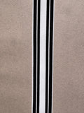 White and black striped elastic 38mm SP Haberdashery Auckland NZ