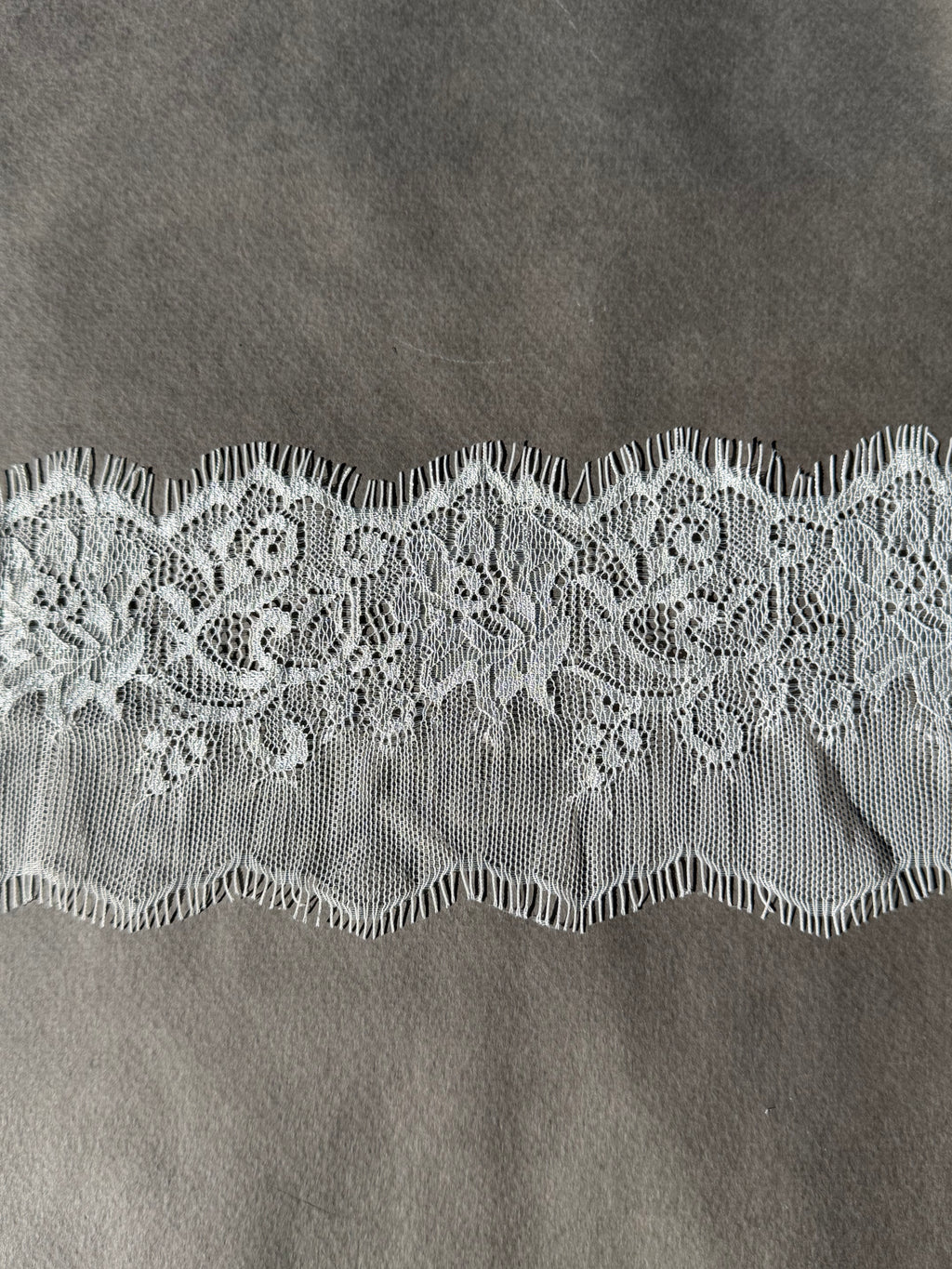 White chantilly eyelash  lace  10cm SP Haberdashery Auckland NZ