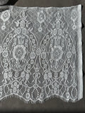 White chantilly lace 2.9metre piece 35cm wide SP Haberdashery Auckland NZ