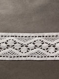 White cotton bobbin lace trim SP Haberdashery Auckland NZ