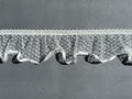 White gather net trim 70mm wide SP Haberdashery Auckland NZ