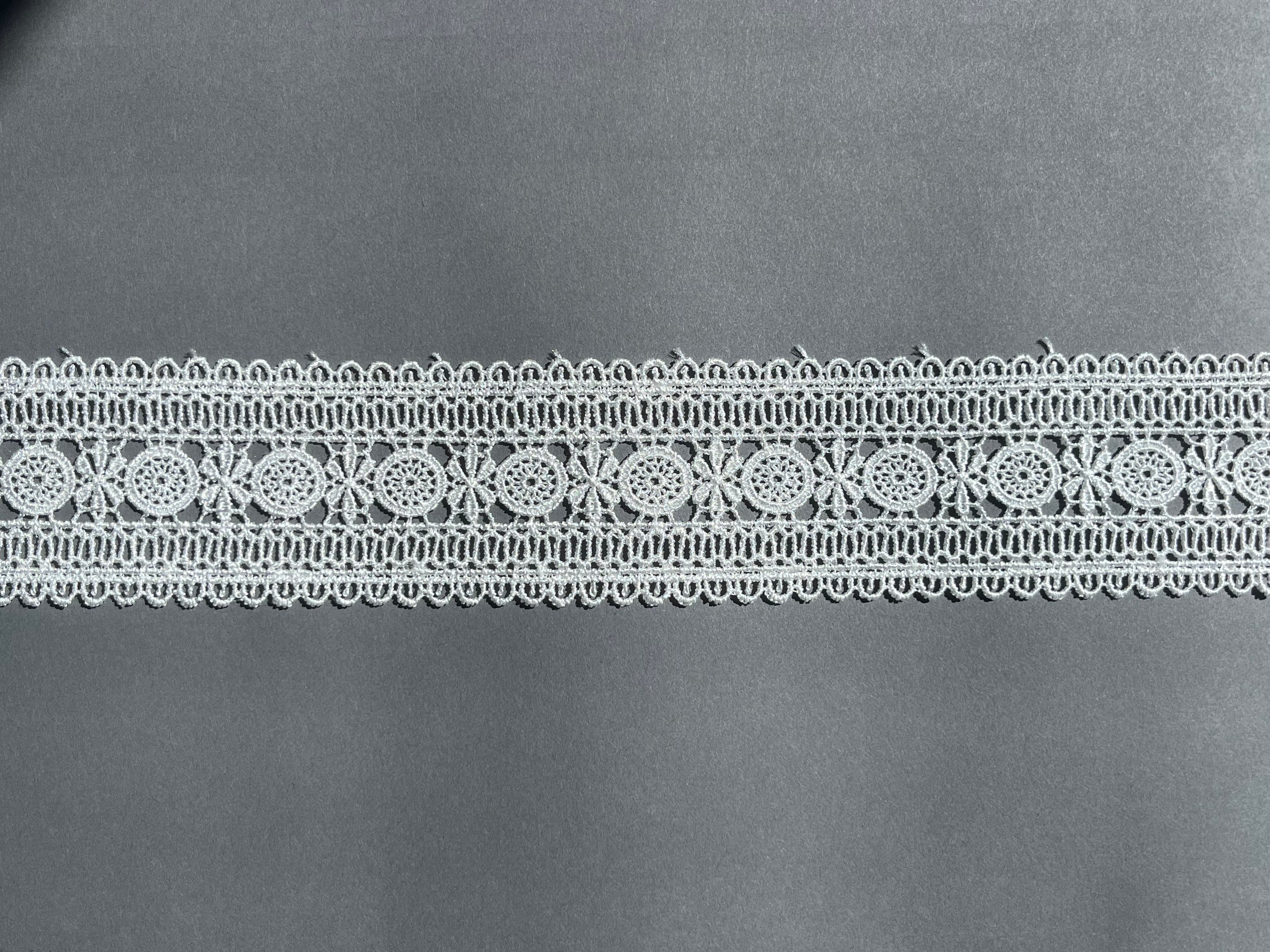 White guipure lace braid SP Haberdashery Auckland NZ
