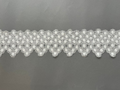 White rayon guipure lace trim  SP Haberdashery Auckland NZ