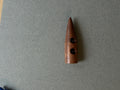 Brown wood toggle 57mm SP Haberdashery Auckland NZ