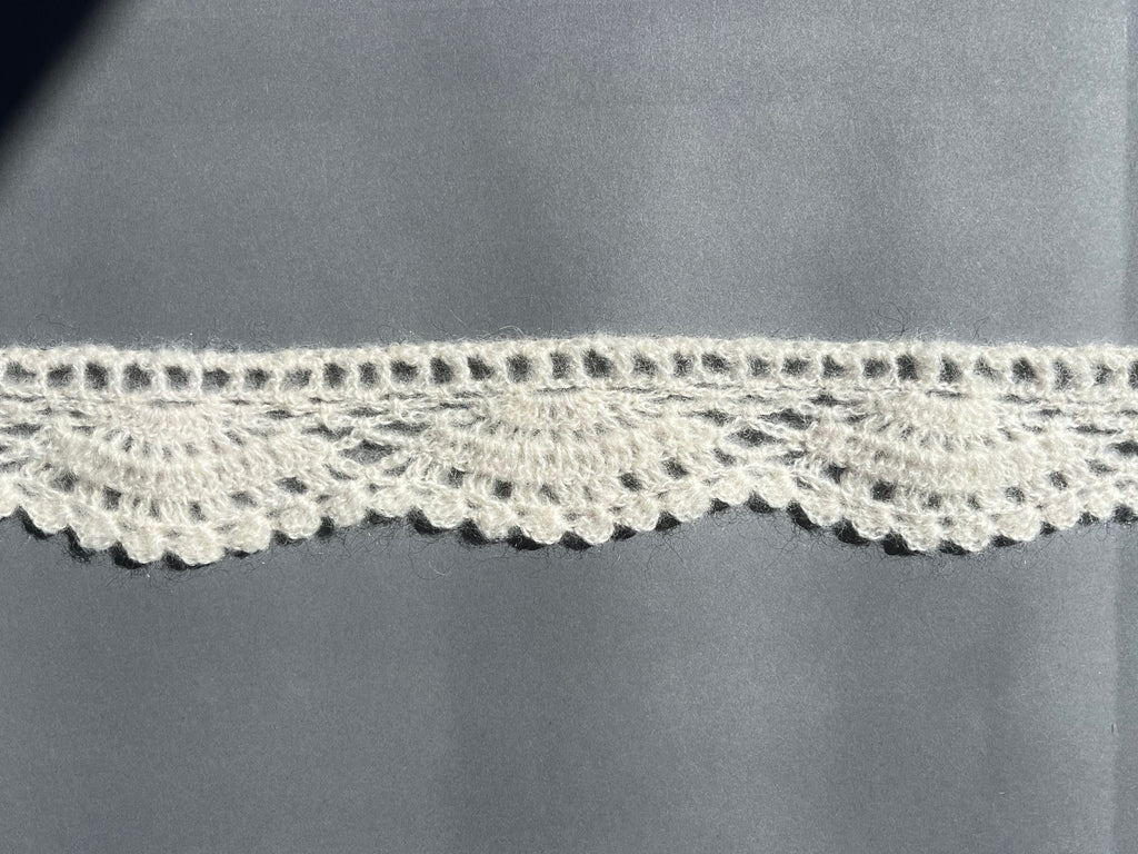 Cream wool crochet trim SP Haberdashery Auckland NZ
