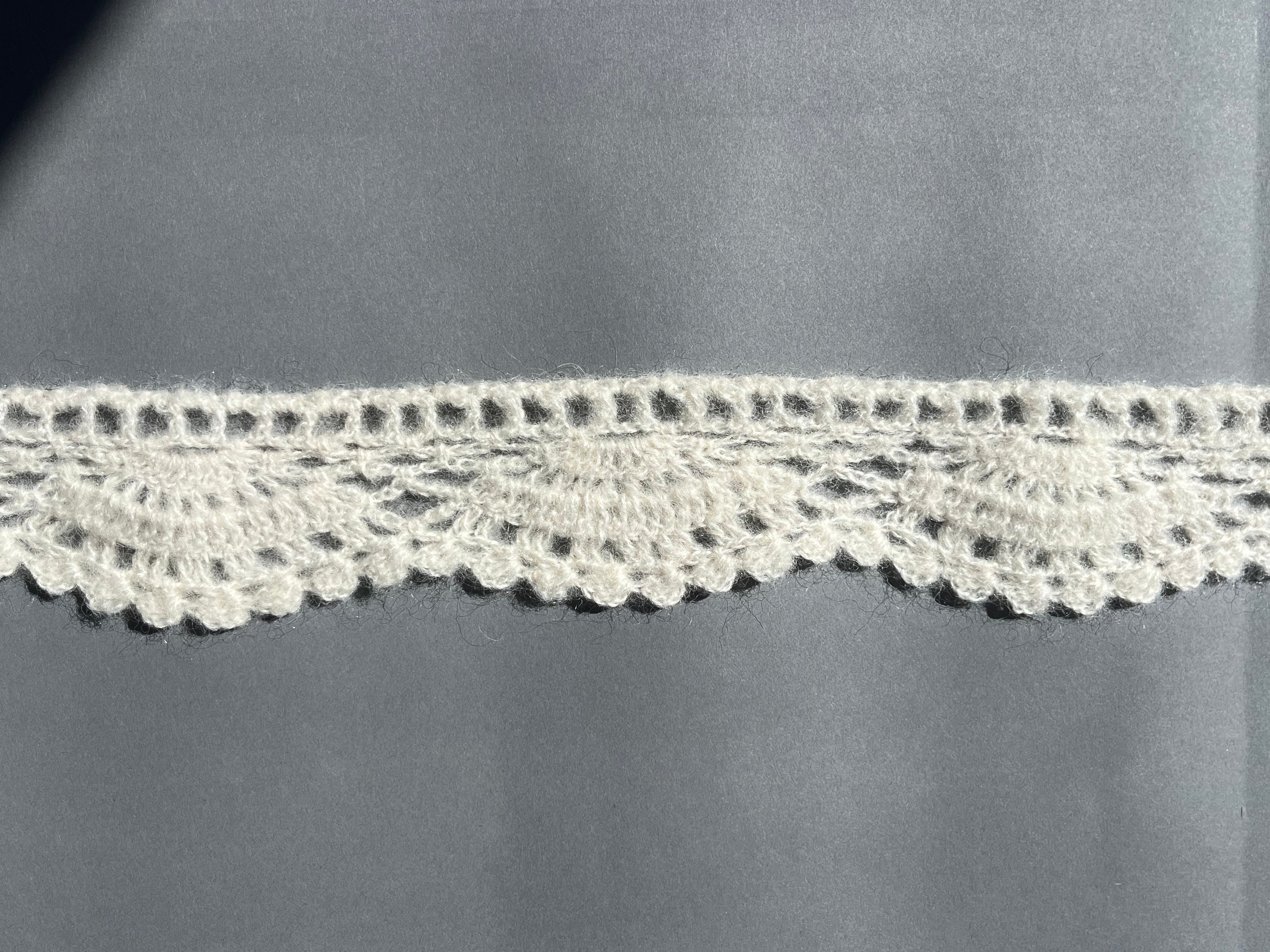 Cream wool crochet trim SP Haberdashery Auckland NZ